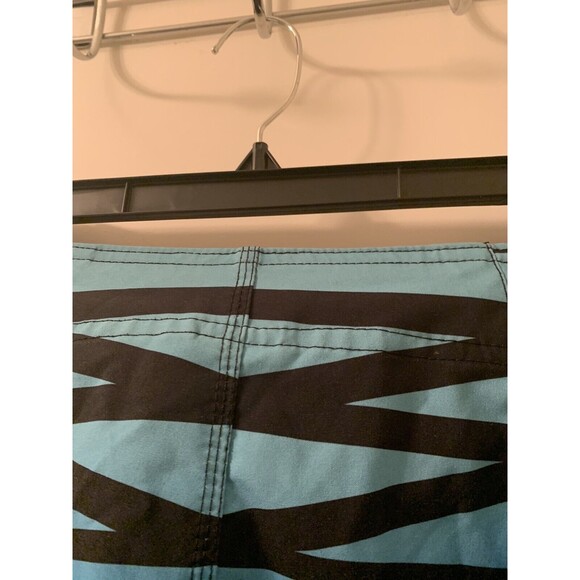 Hang Ten Men's Striped Swim Board Shorts Unlined 1pc Size M 32-34 Multicolor - Picture 6 of 7